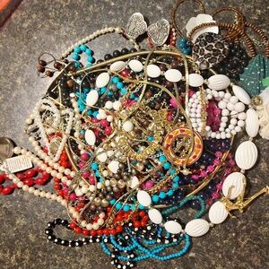 Bag of Vintage Jewelry